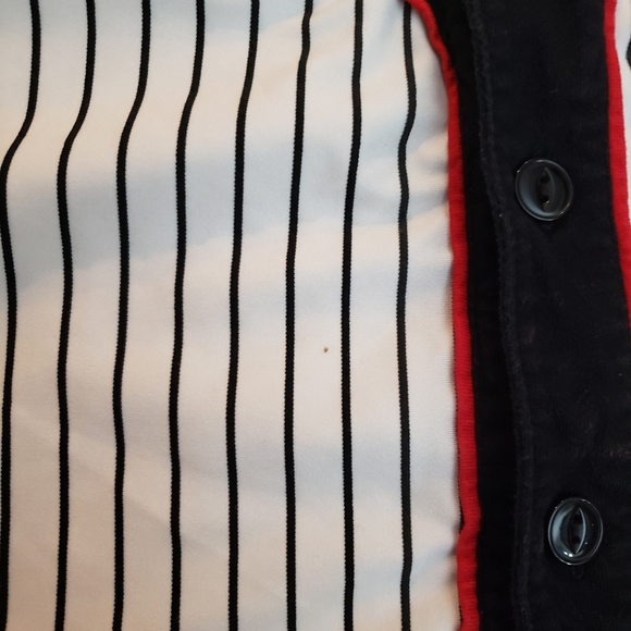 RARE VTG Looney Tunes Logo Baseball Jersey - Picture 6 of 6